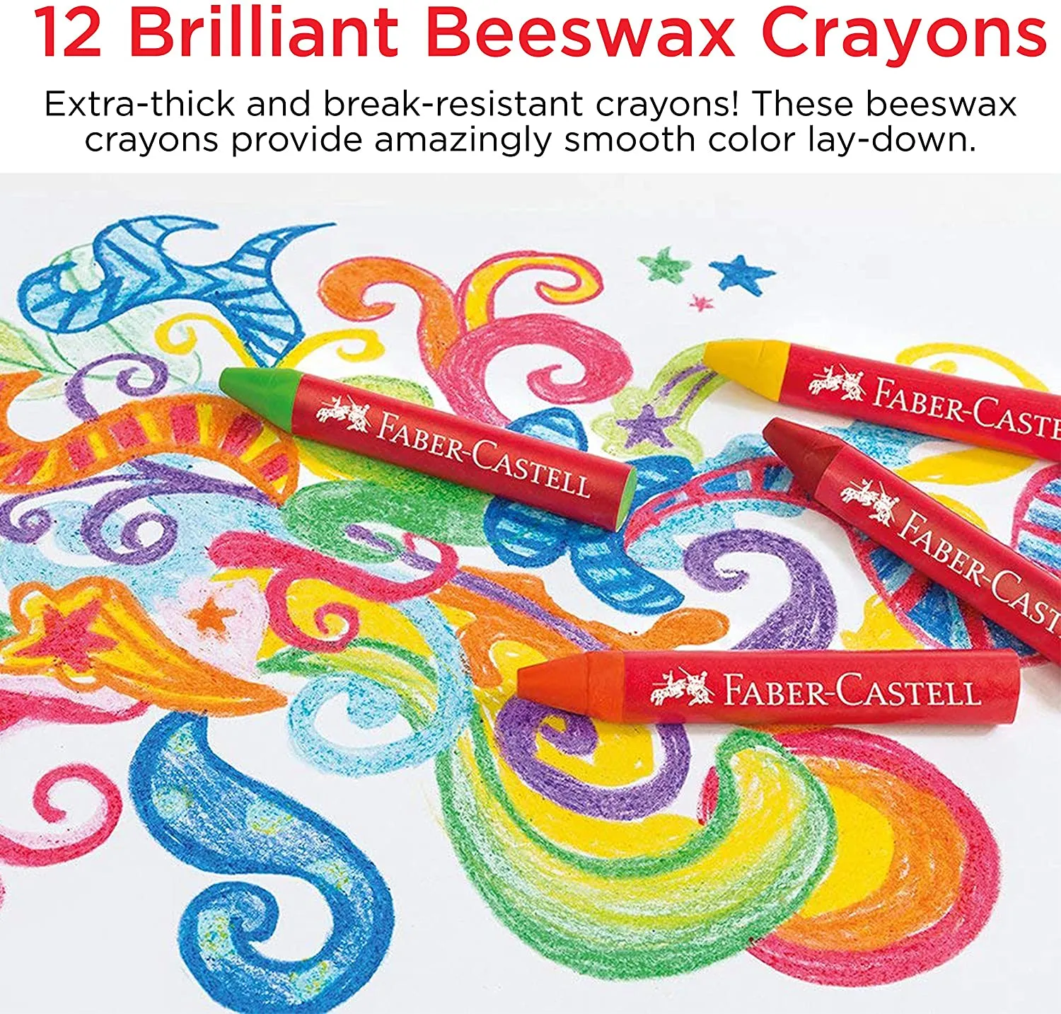 12 Brilliant Beeswax Crayons