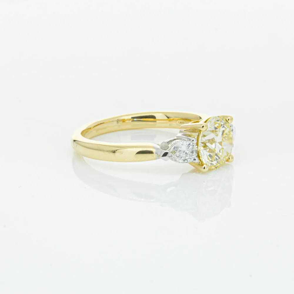 18ct Yellow Gold Yellow Diamond Ayla Ring