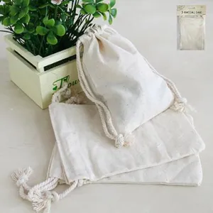 3 Pack Cotton Bag - 10cm x 14cm