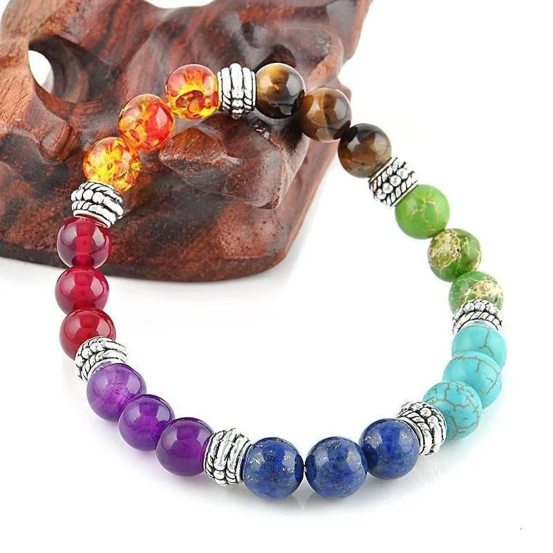 7 Precious Stone Crystals Bracelet