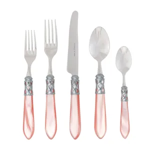 Aladdin Brilliant Light Pink Five-Piece Place Setting