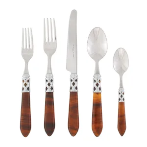 Aladdin Brilliant Tortoiseshell Five-Piece Place Setting