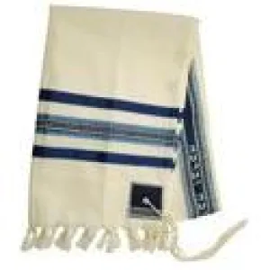 American Designer Men's Stacatto Tallit 18 x 35. By Precious Heirlooms