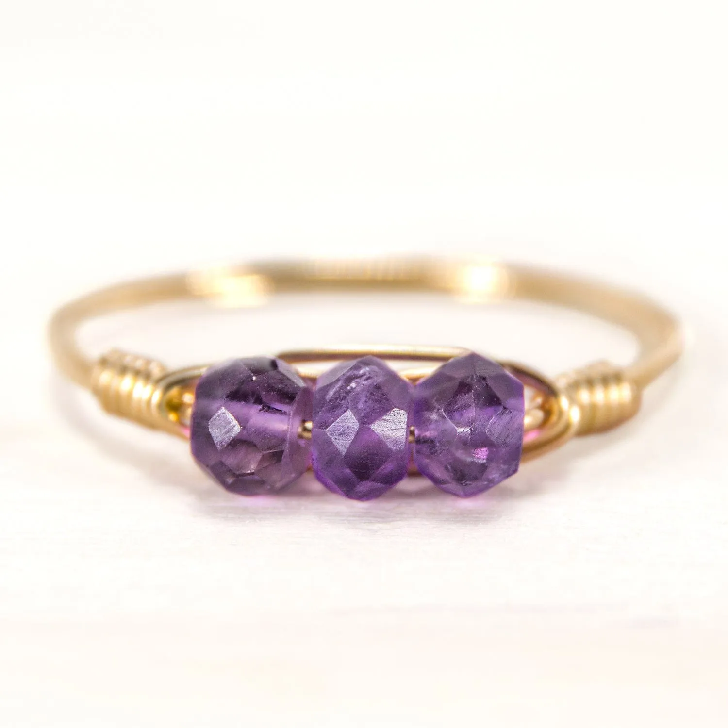 Amethyst Statement Ring