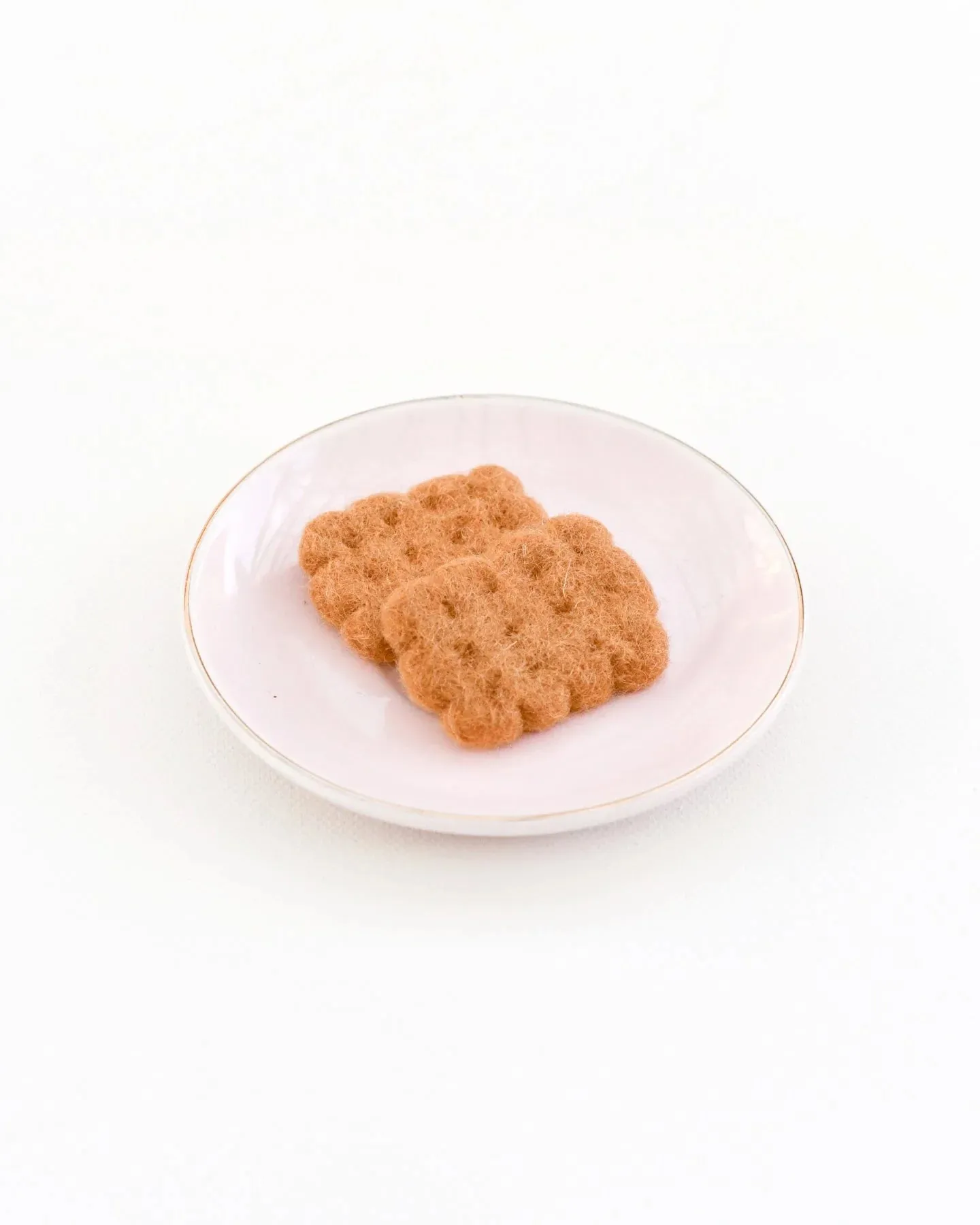 Biscuits Crackers Set of 2 Felt Play Food