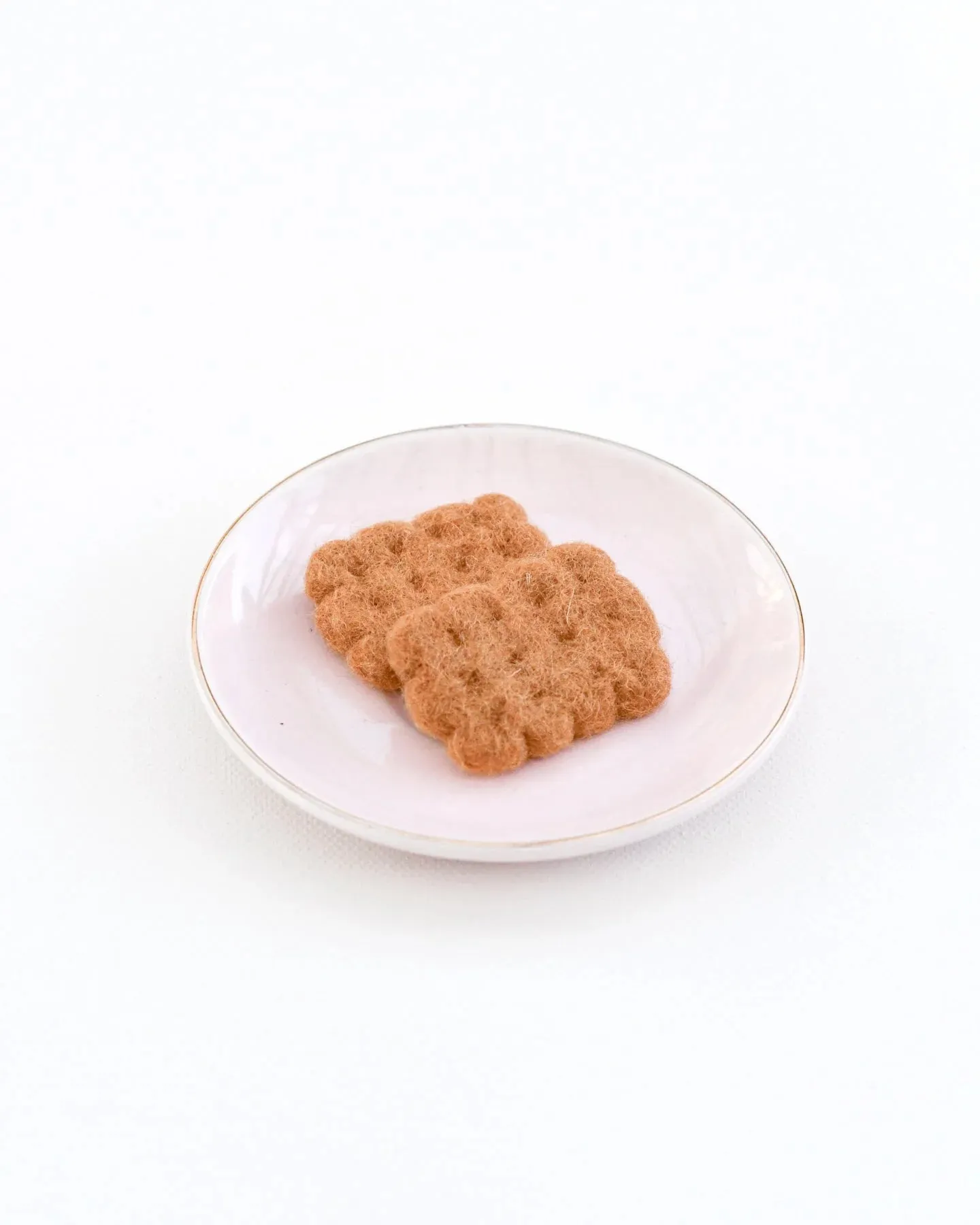 Biscuits Crackers Set of 2 Felt Play Food