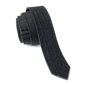 Black Industrial Felt Necktie