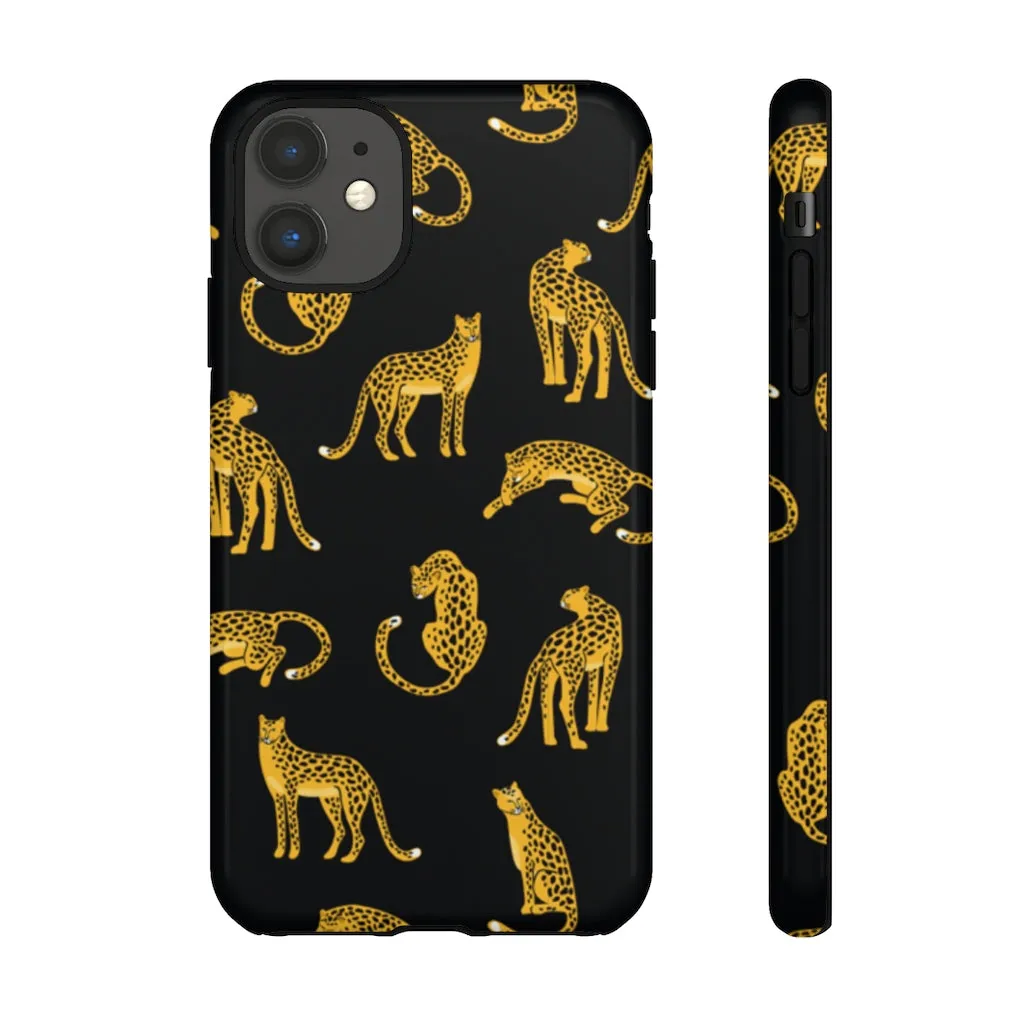 Black Leopards Tough Phone Case