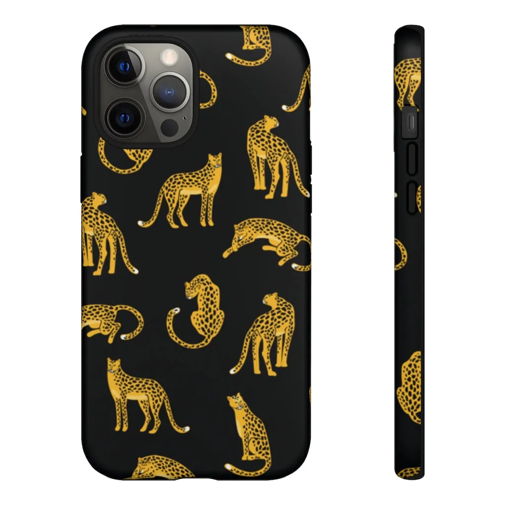 Black Leopards Tough Phone Case