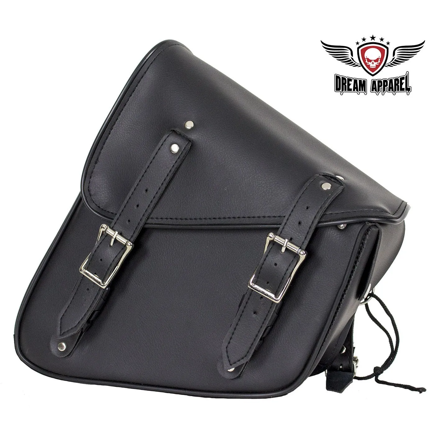 Black PVC Solo Swing Arm Bag - Left Side