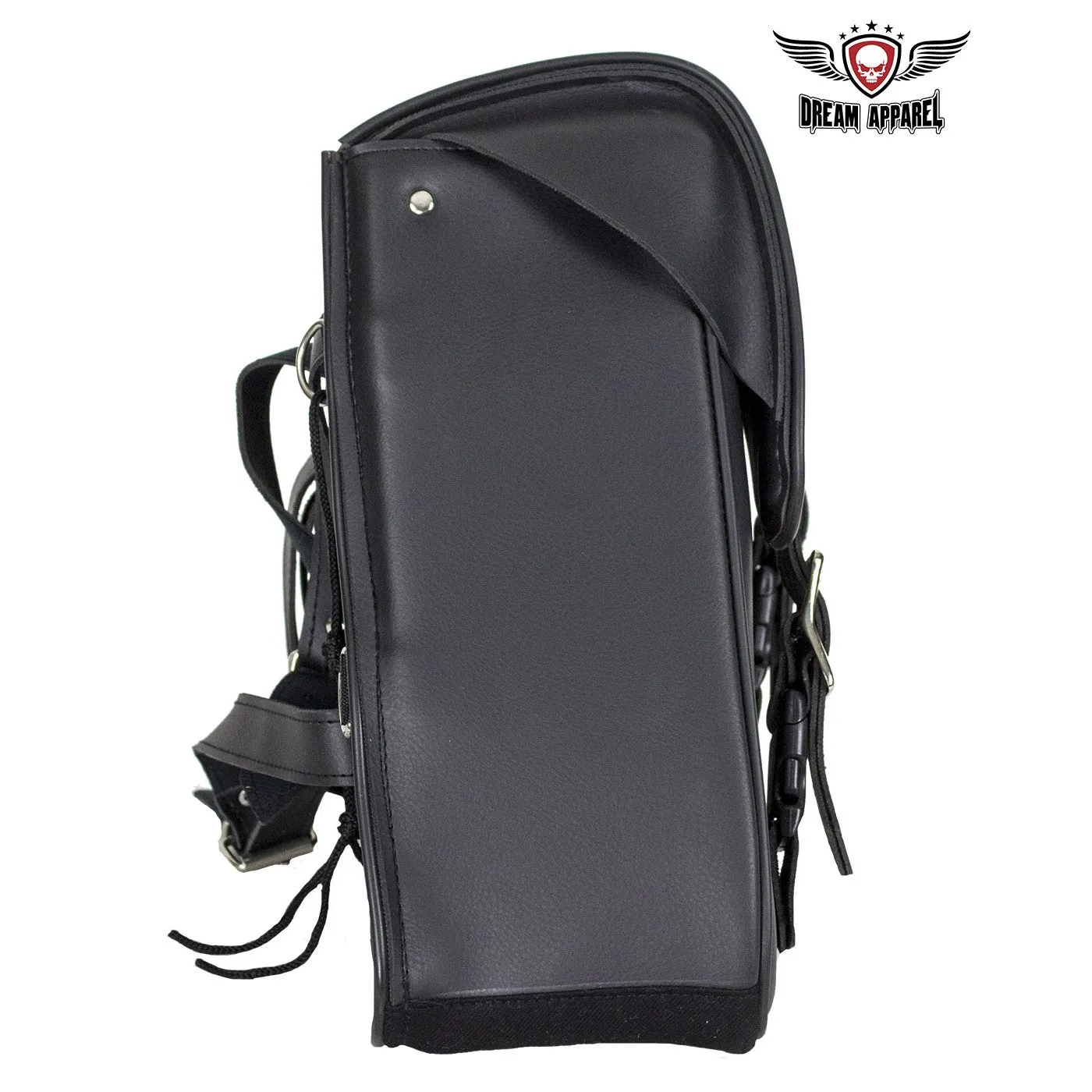 Black PVC Solo Swing Arm Bag - Left Side