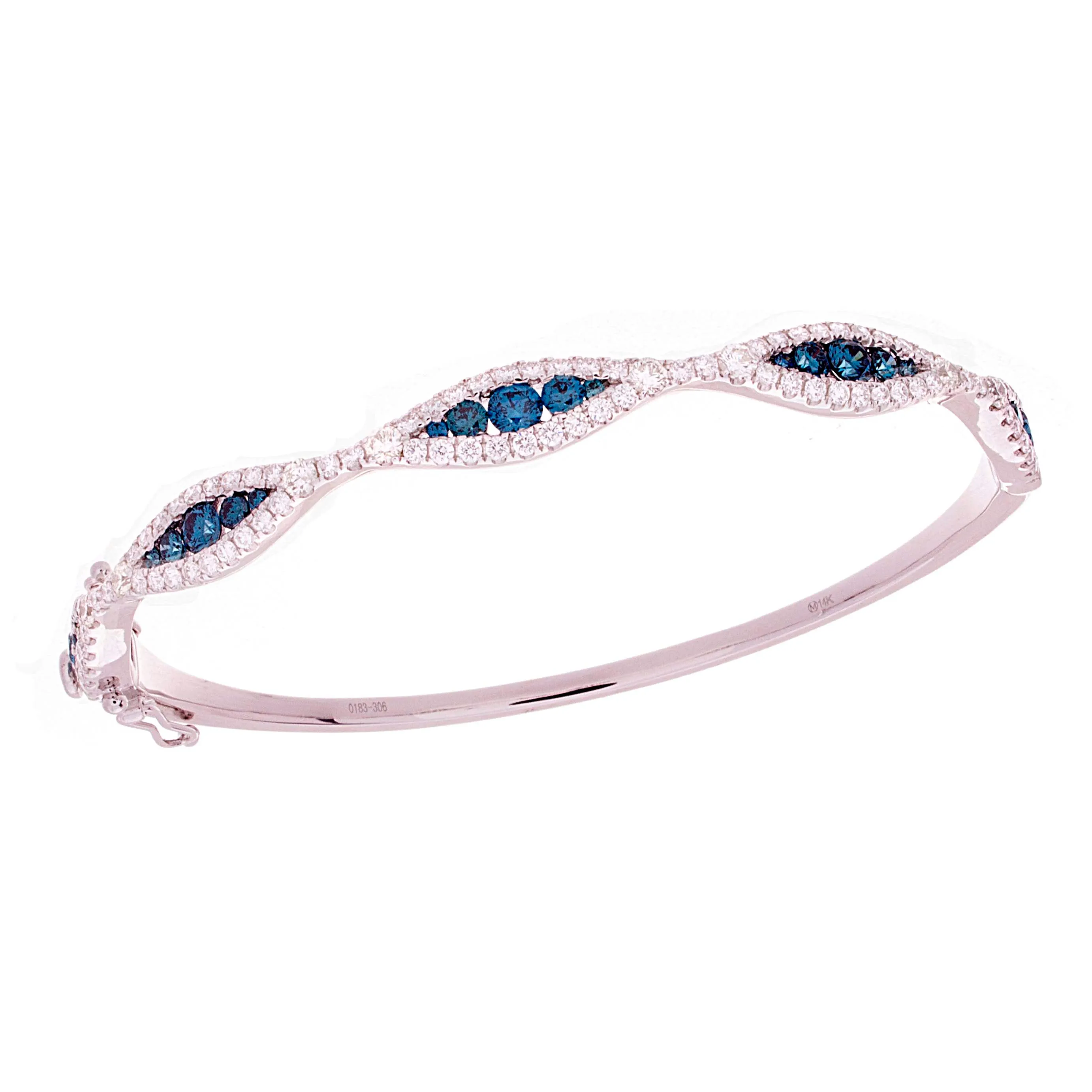 Blue Diamond Bangle