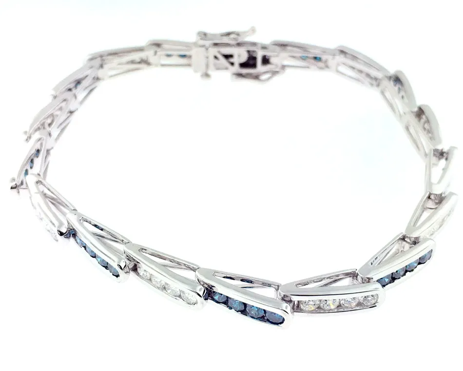 Blue Diamond Bracelet