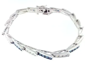 Blue Diamond Bracelet