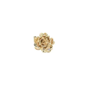 Brilliant Diamond Peony Earring