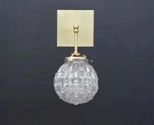 Brilliant Glass Globe Sconce