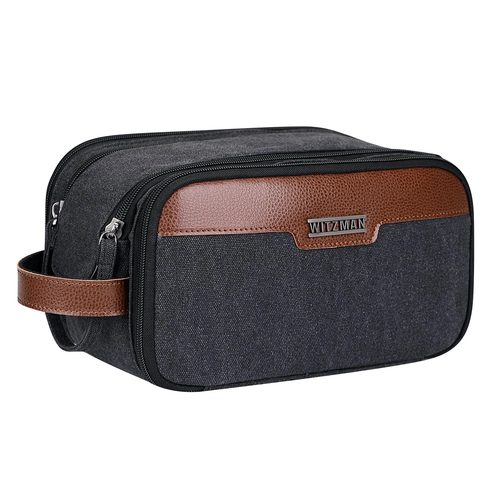 Canvas Toiletry Bag for Men Hanging Dopp Kit