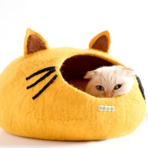 Cat Cave - Cat Head Yellow