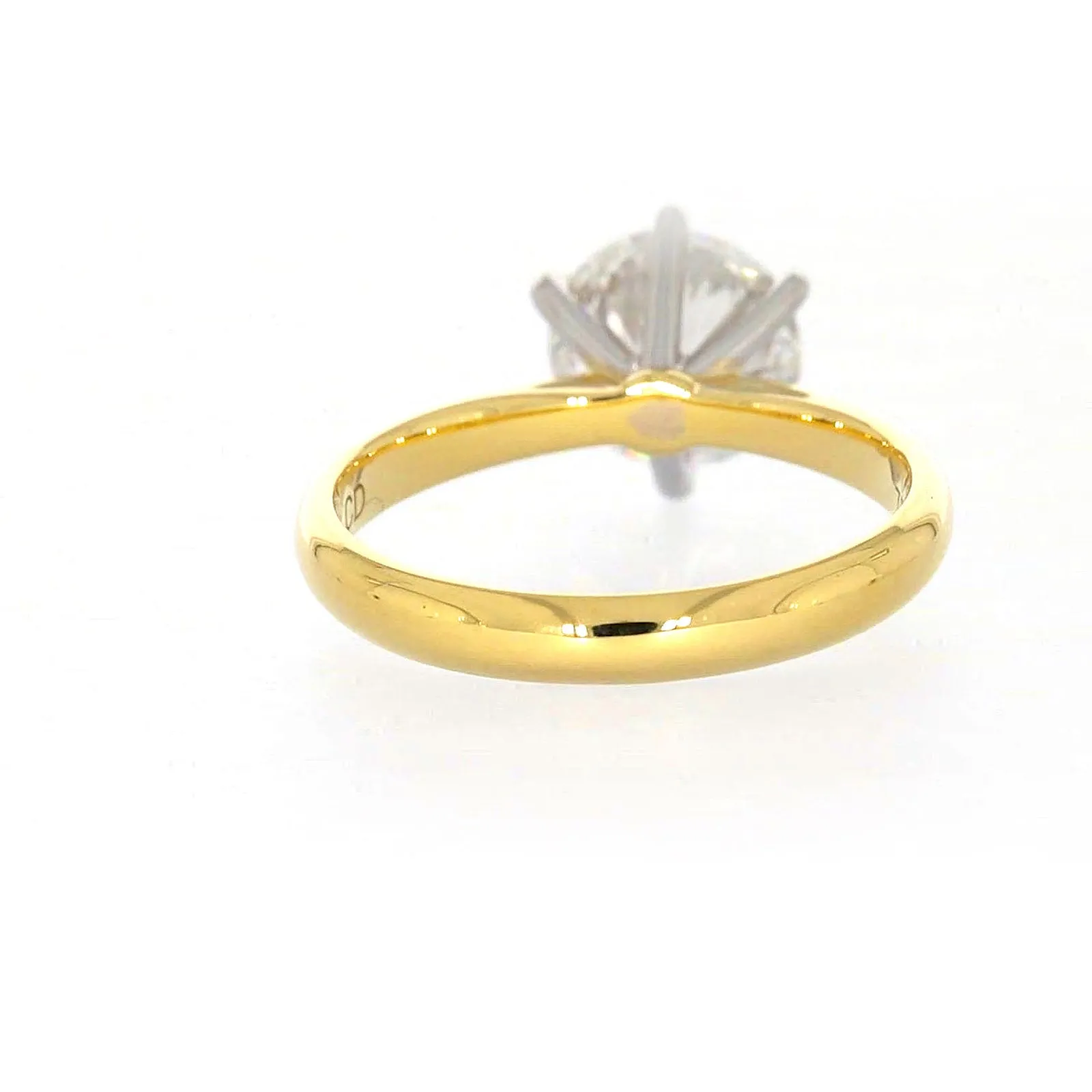 Celebration 18ct Two Tone Gold Round Brilliant Cut 2 Carat tw of Certified Lab Grown Diamonds Ring