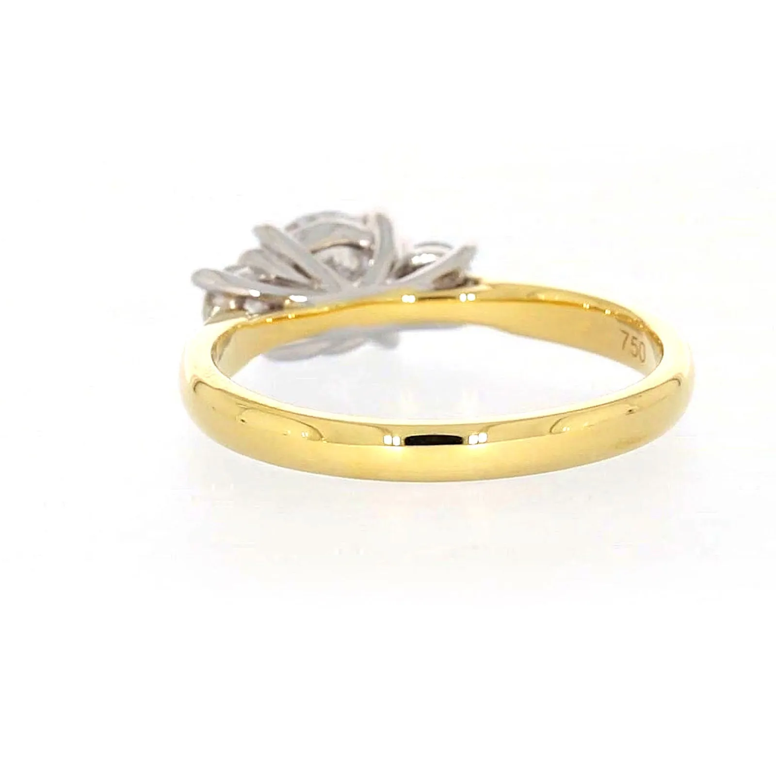 Celebration 18ct Yellow Gold Round Brilliant Cut 1 Carat tw of Certified Lab Grown Diamonds Ring