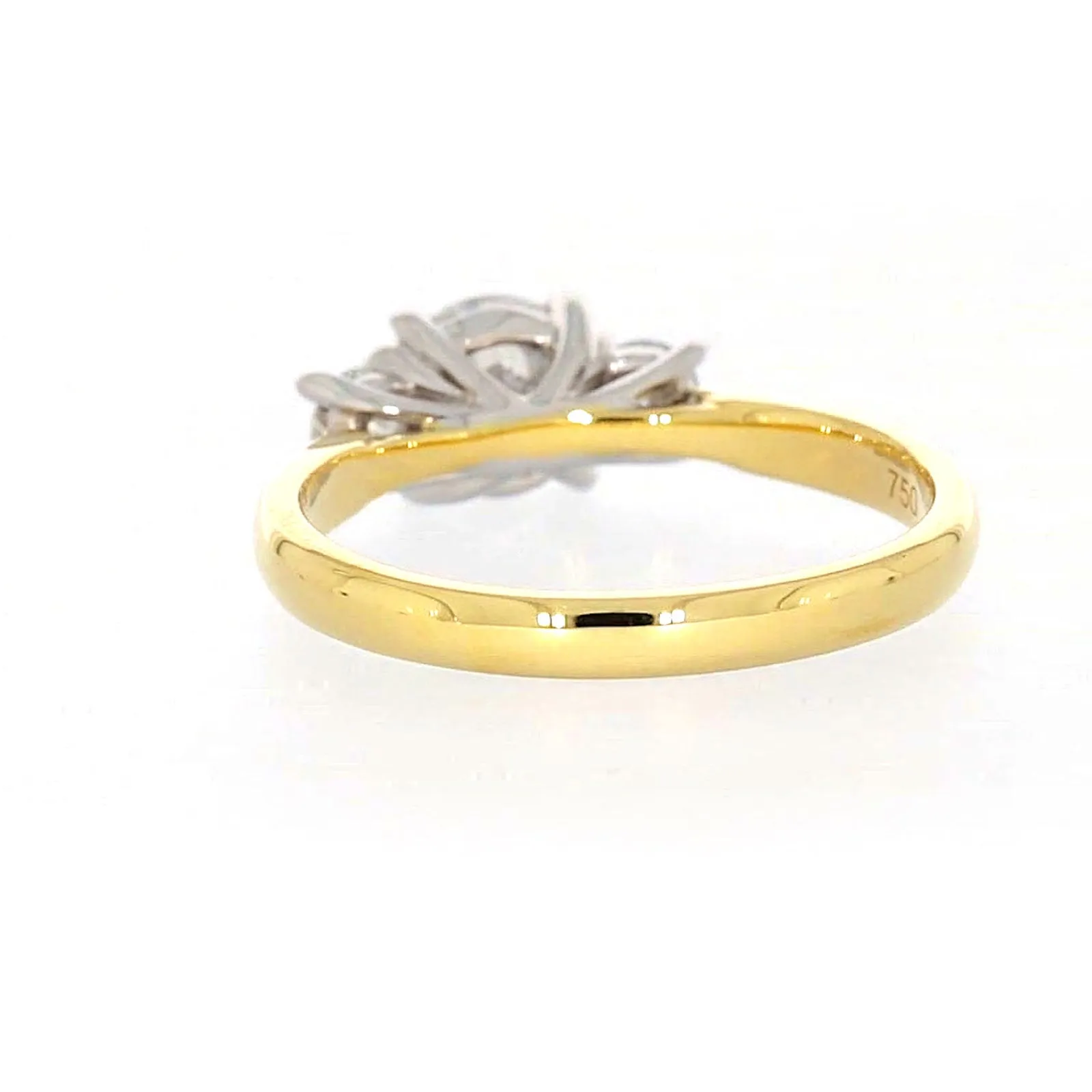 Celebration 18ct Yellow Gold Round Brilliant Cut 1 Carat tw of Certified Lab Grown Diamonds Ring