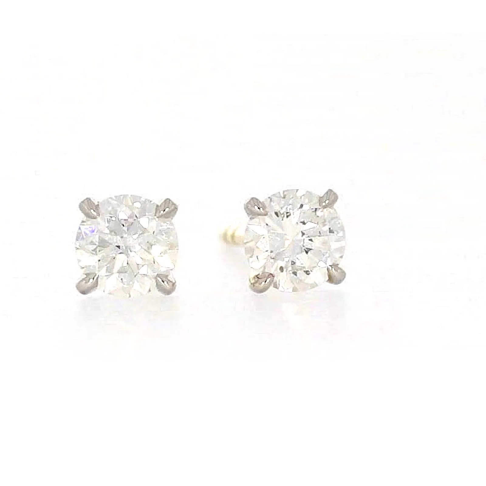 Celebration 9ct Yellow Gold Round Brilliant Cut 1/2 CARAT tw of Lab Grown Diamonds Stud Earrings