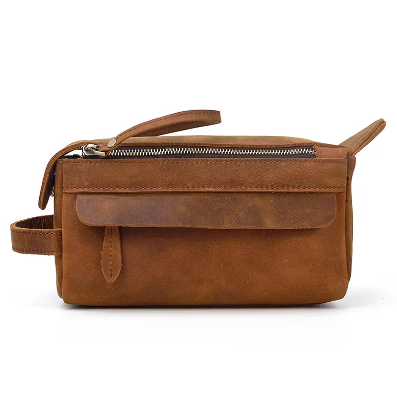 Dado Leather Dopp Kit | Handmade Leather Toiletry Bag