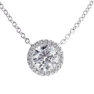 Dania Round Diamond Pendant