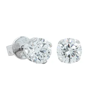 Deja Vu 17ct White Gold 1.07ct Diamond Stud Earrings