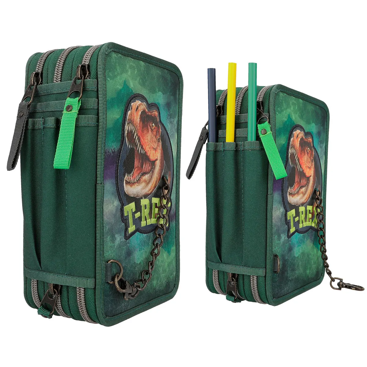 Depesche Dino World Triple Pencil Case T-Rex