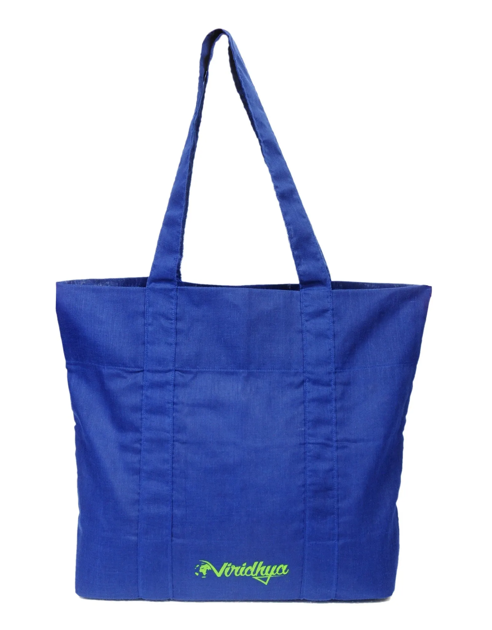 Eco-friendly shoulder bag in navy blue