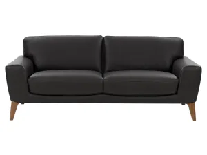 Faux Leather Sofa