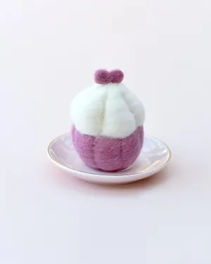 Felt Cupcake - Pink Ribbon