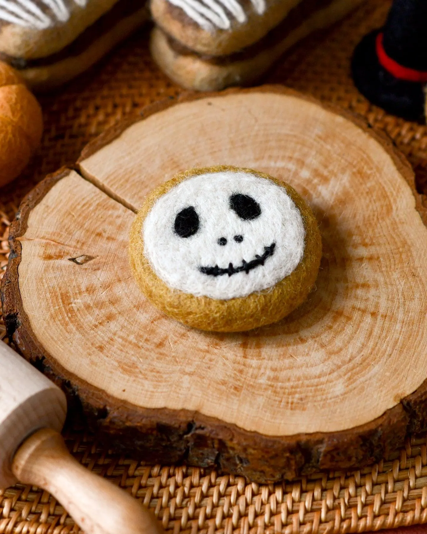 Felt Halloween Spooky Ghost Cookie