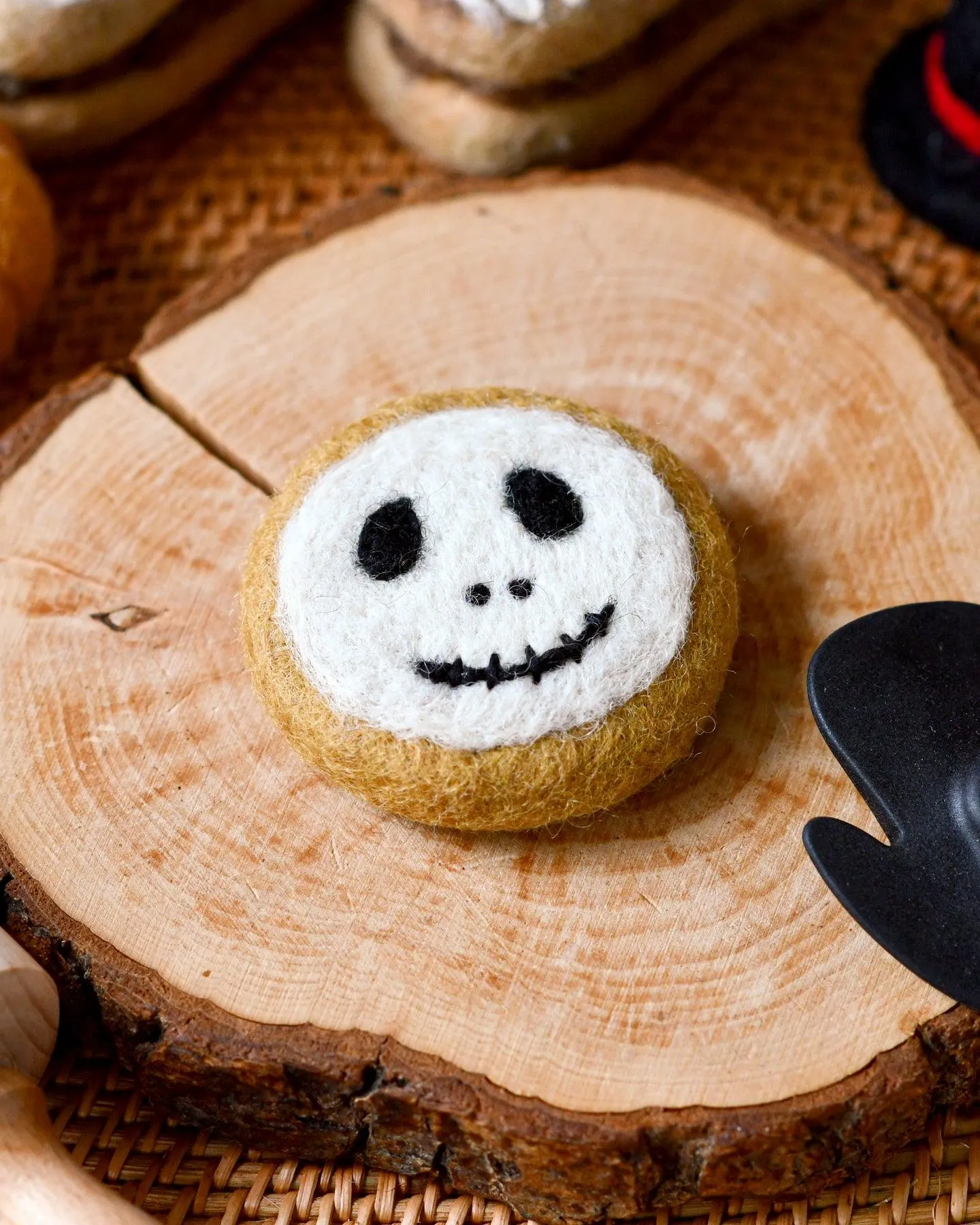 Felt Halloween Spooky Ghost Cookie