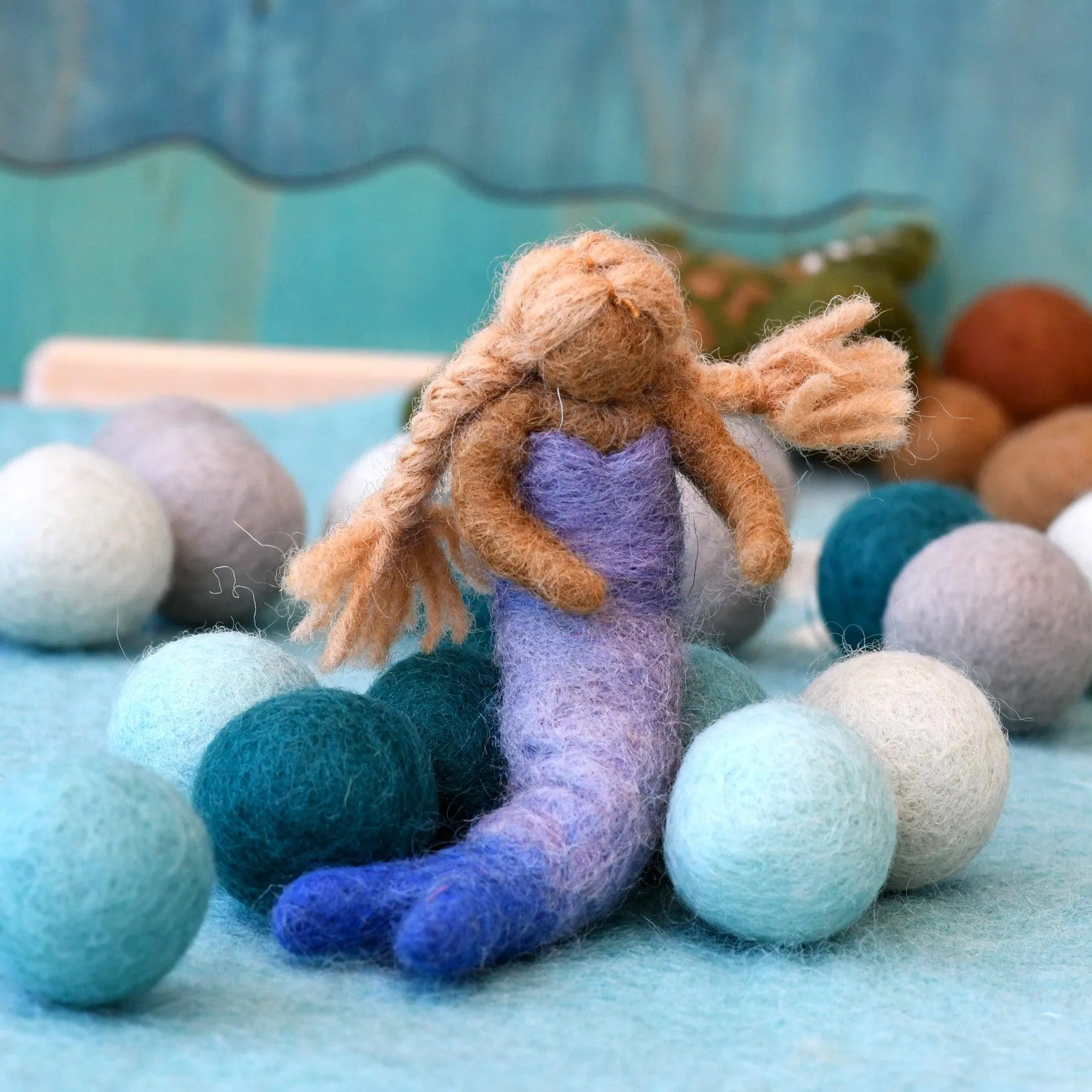 Felt Waldorf Mermaid - Sandy Hair