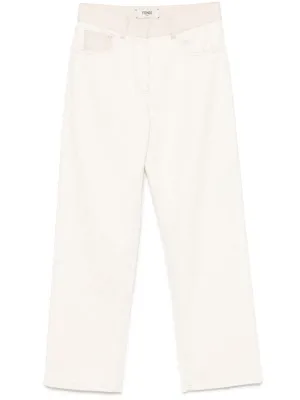 FENDI Men's Regular-Fit Straight Leg Denim Jeans