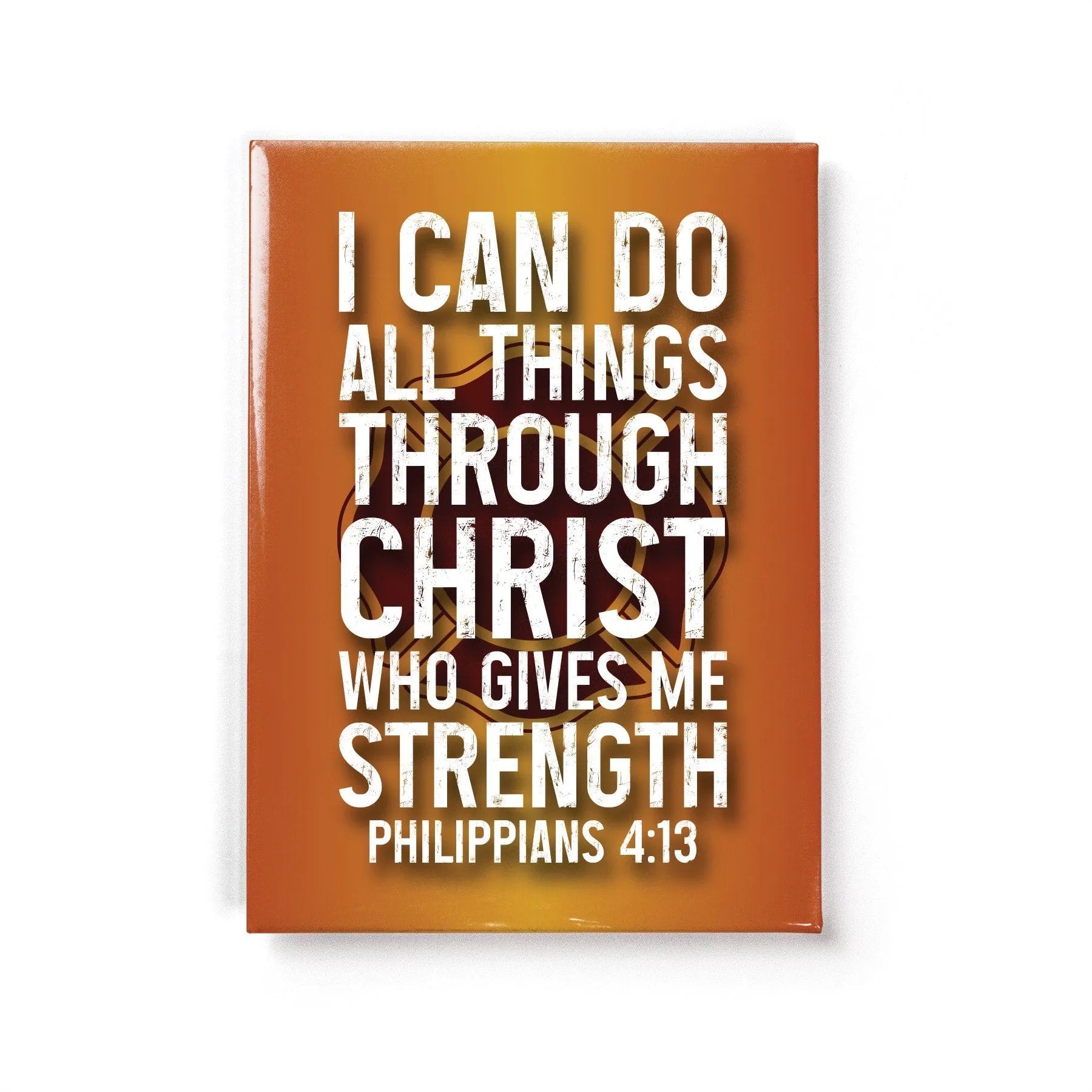 Firefighter - Philippians 4:13 - Fridge Scripture Magnet