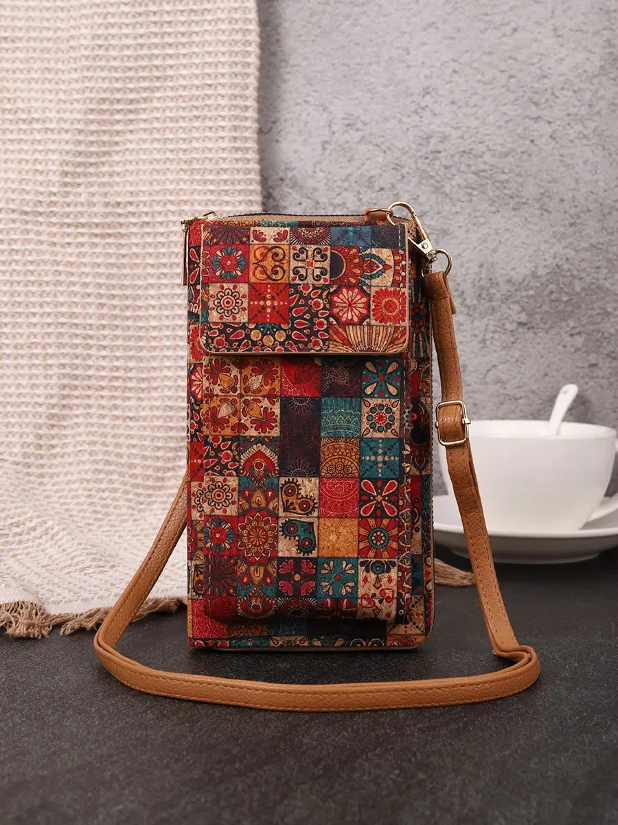 Flower Multifunction Mobile Phone Bag Wallet