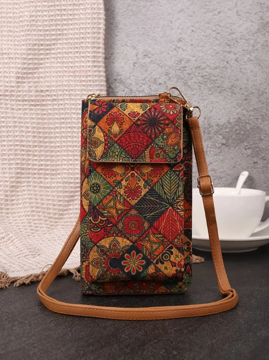 Flower Multifunction Mobile Phone Bag Wallet