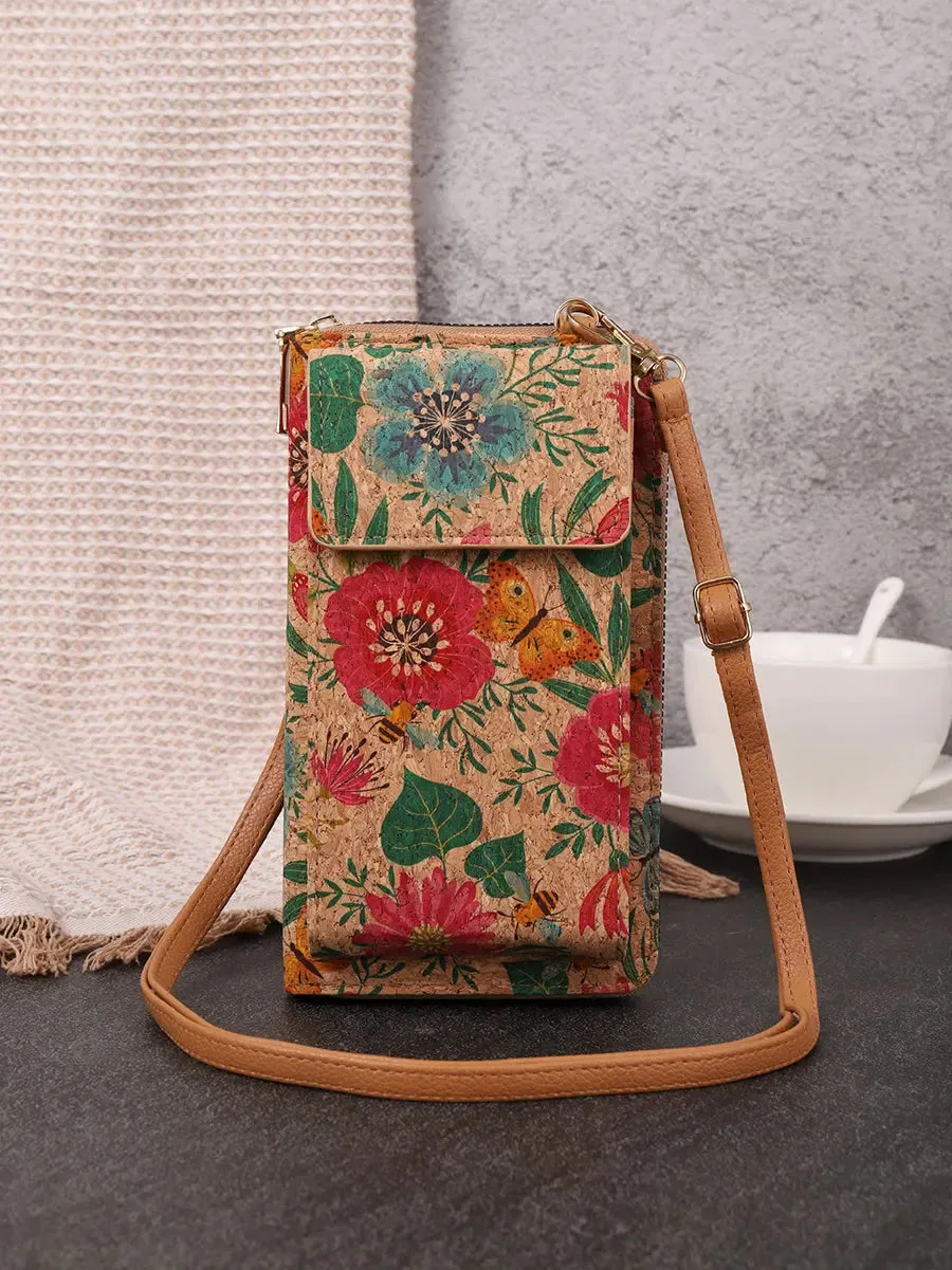 Flower Multifunction Mobile Phone Bag Wallet