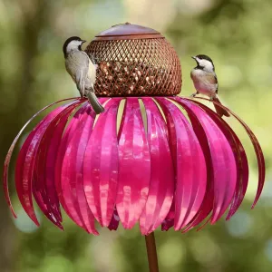 GardenGlow Futterstelle - Sonnenhut Vogelhaus Garten Deko