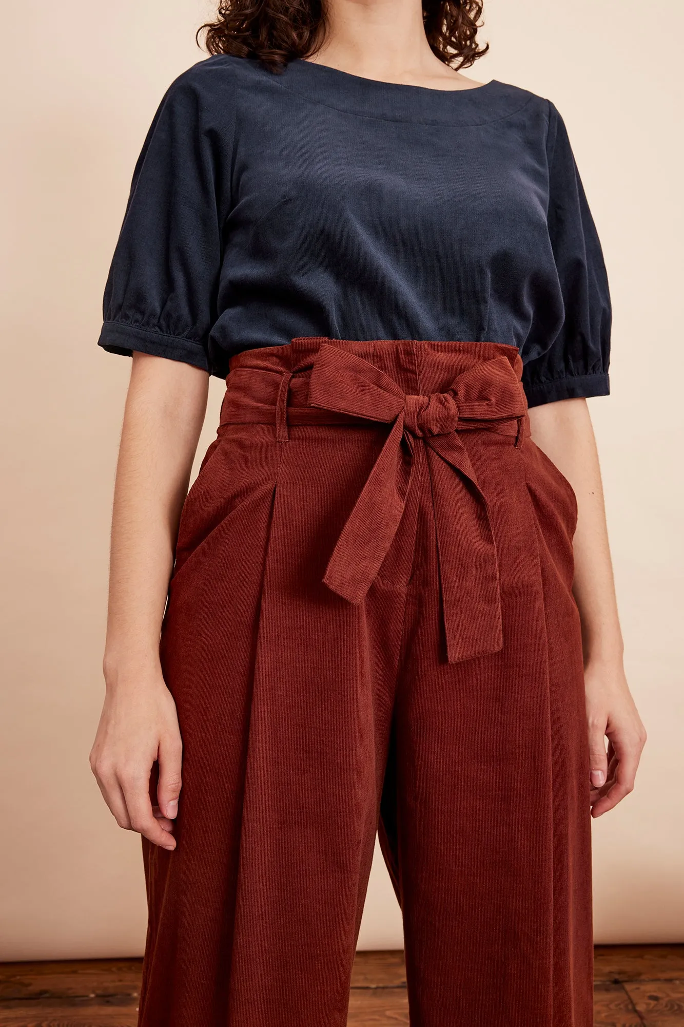 Gilda Needlecord Conker Trouser