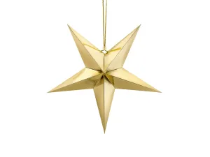 Gold Star Hanging Decoration