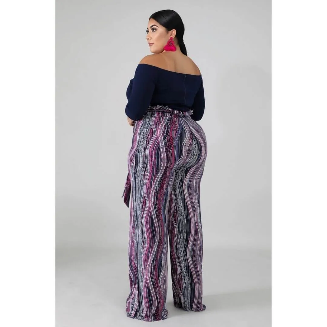 Hues of Violet Jumpsuit-Curvy