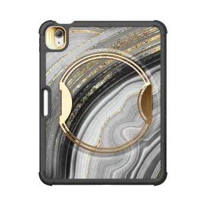 iPad 10.9 inch (2022) Cosmo Case-Marble Black