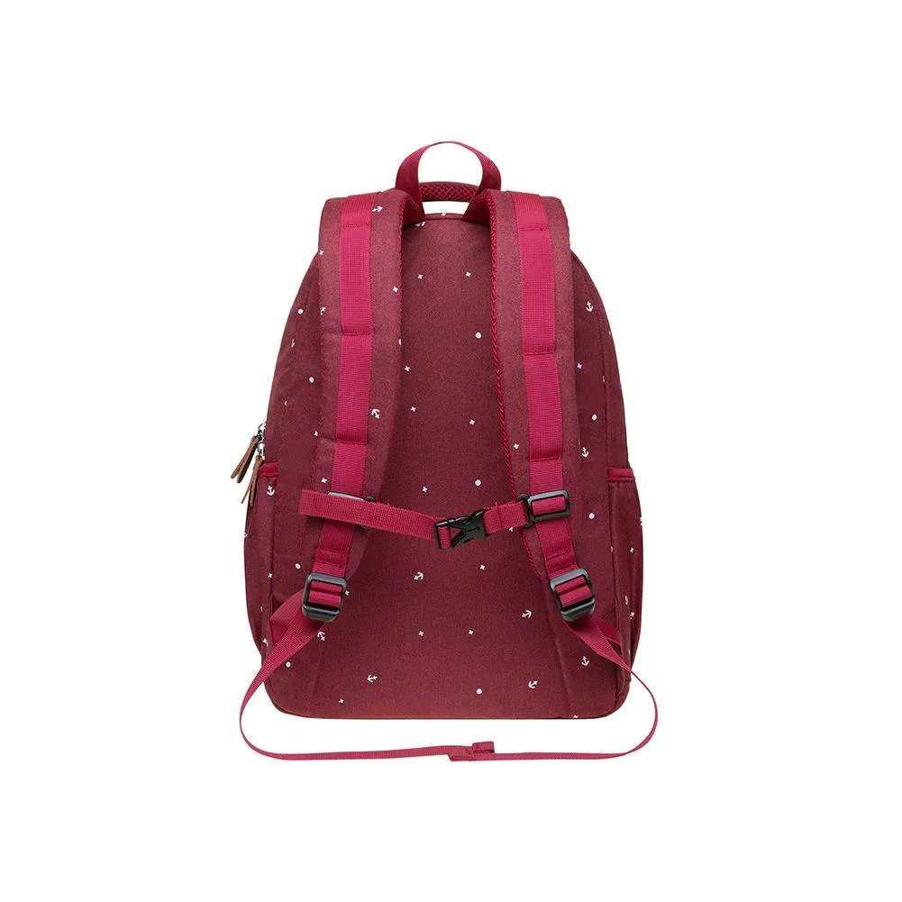 KAUKKO Backpack for School, K8008-1 ( Red / 18.9L )