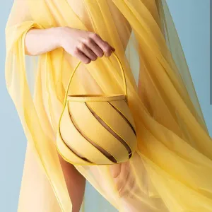 Lantern bag curve hollow-out design fashion simple niche crowdsourcing