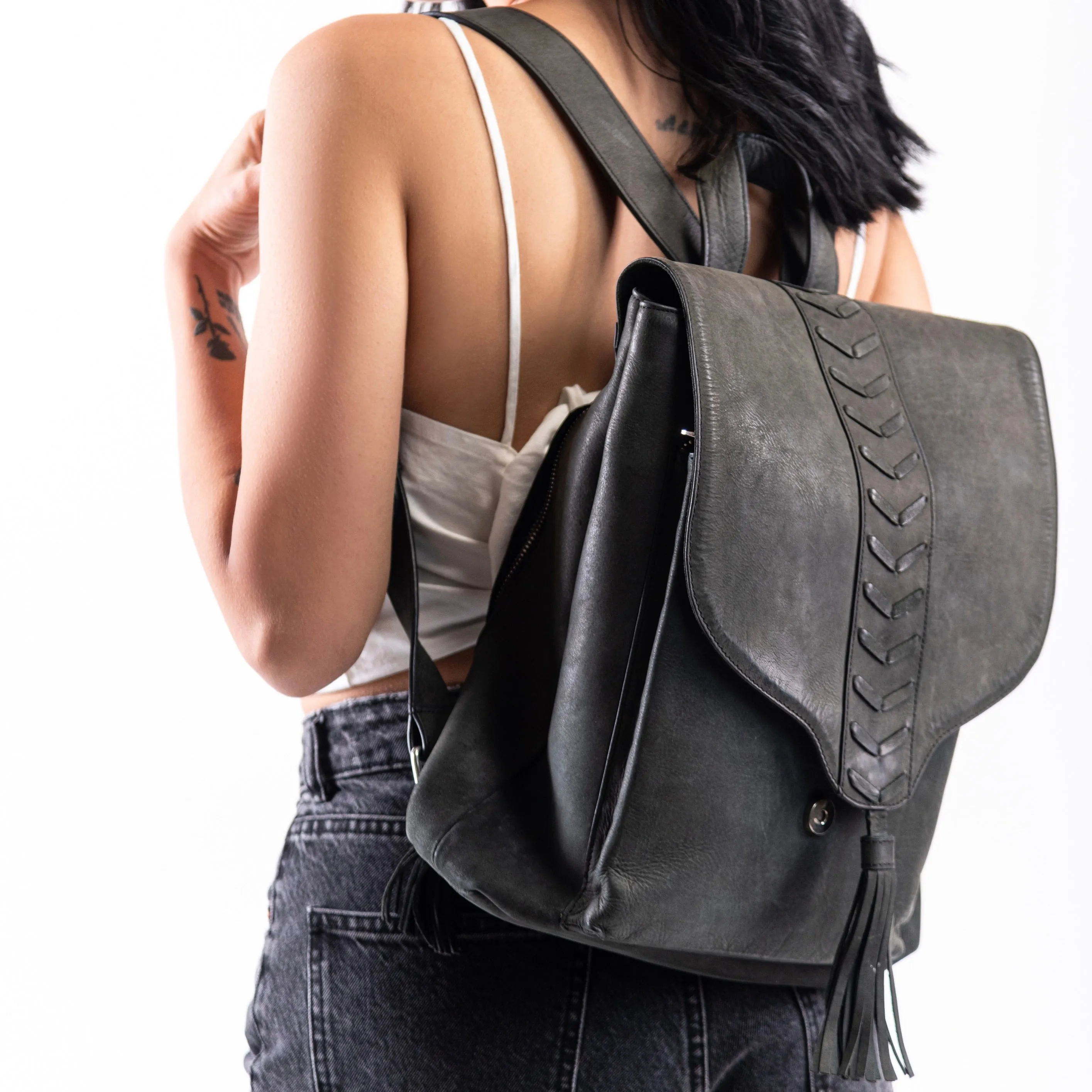 *LAST ONE* Whiskey Leather Backpack