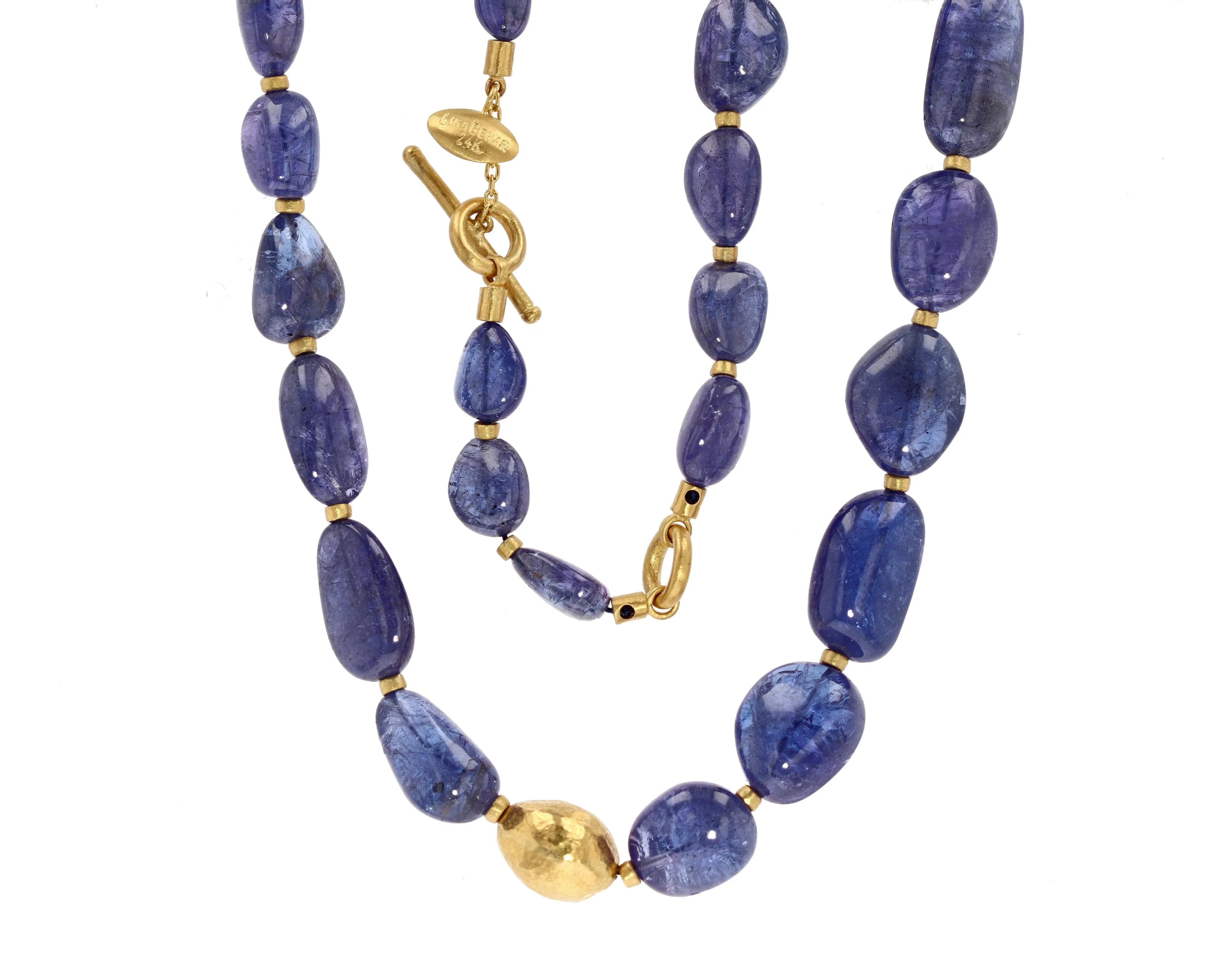 Lika Behar Custom Tanzanite Bead Necklace